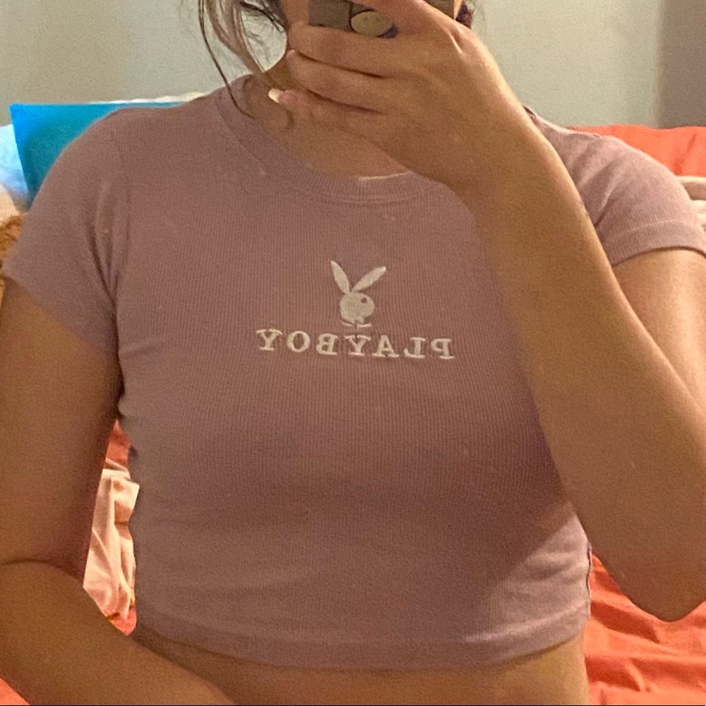 PlayBoy cropped teeshirt